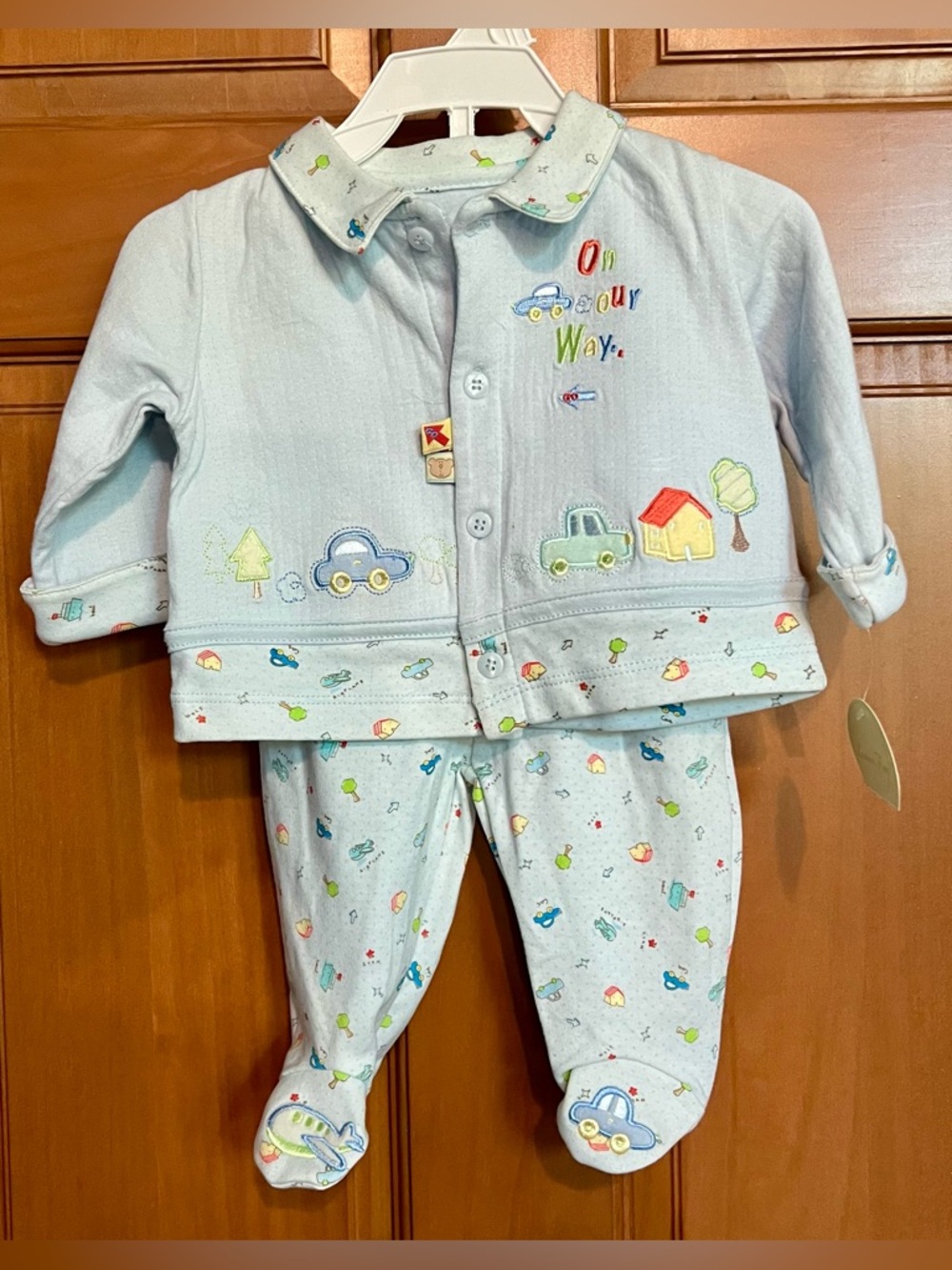Vintage Sears Lemon Frog Boys 2 Pc Matching Set Late 80’s-Early 90’s